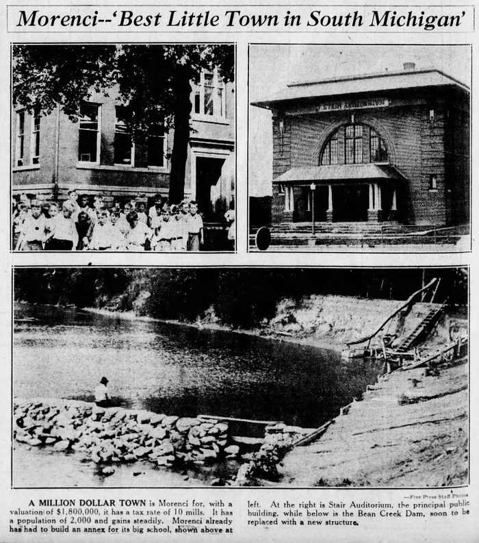 Stair Auditorium - Oct 2 1931 Article On Morenci